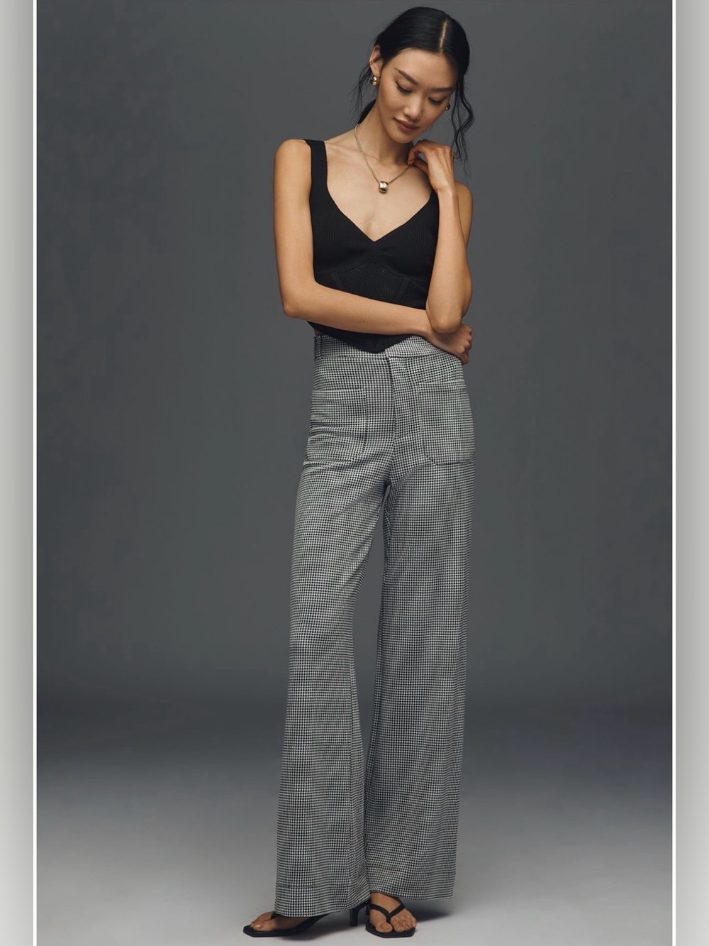 Maeve Jude houndstooth trousers size 10